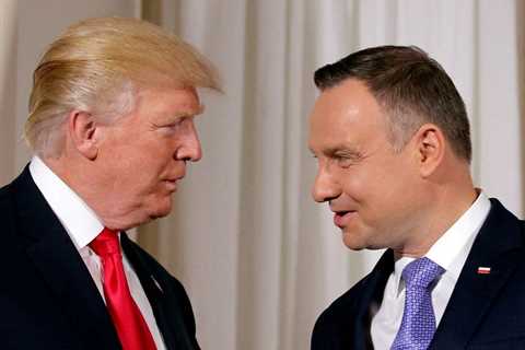 The Polish president says he will meet privately with Trump in New York