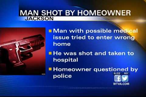 Man shot by homeowner in Jackson after entering the wrong home