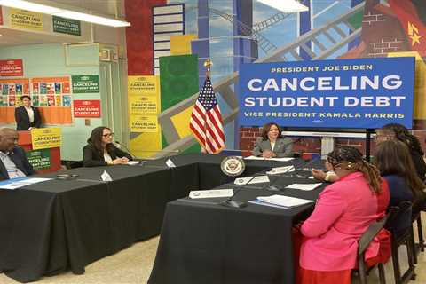 VP Kamala Harris in Philly to tout Biden administration’s latest student debt relief proposal •..