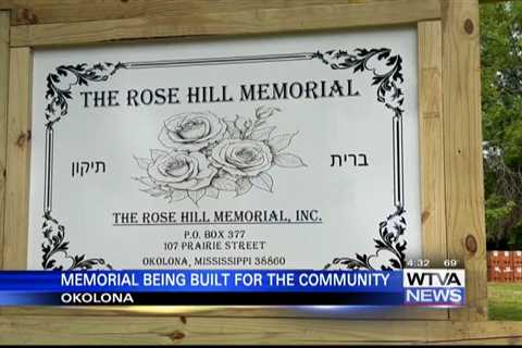 Rose Hill Memorial being built in Okolona