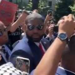 Vile Leftist at Campus Protest Calls Black Republican Rep. Byron Donalds a ‘Race Traitor’ and..