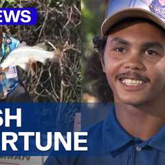 Teen fisherman reels in $1 million barramundi in NT competition