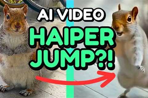 AI Tutorial: Create viral Haiper Jump videos (reality + AI generated) using FREE AI tools