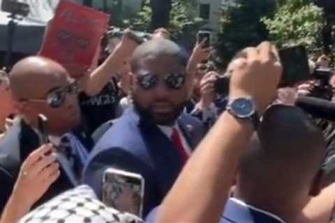 Vile Leftist at Campus Protest Calls Black Republican Rep. Byron Donalds a ‘Race Traitor’ and..