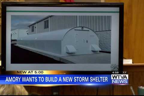 Amory aims to build large storm shelter before next severe weather season