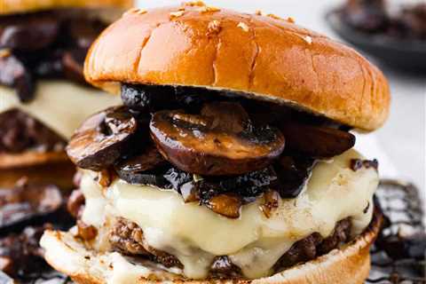 Mushroom Swiss Burger | The Recipe Critic