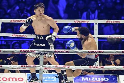 Naoya Inoue suffers first knockdown of his career – then delivers knockout victory