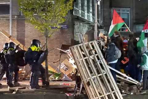 Police Clear Pro-Palestinian Camp at Amsterdam University