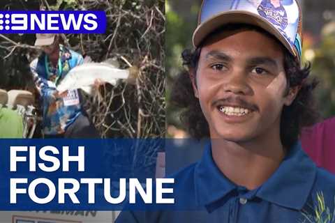 Teen fisherman reels in $1 million barramundi in NT competition