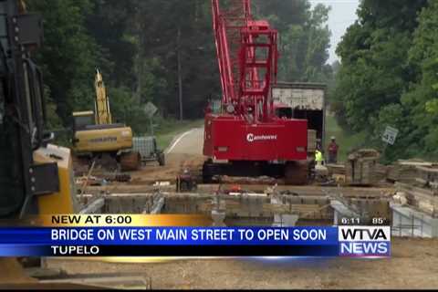 August remains the deadline for reopening of Tupelo bridge