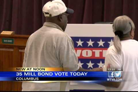 Columbus citizens voting Tuesday on school bond issue