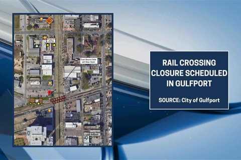 Rail crossing closure scheduled in Gulfport expected to last for hours