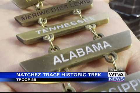 Scouting America Troop becomes first group to complete “Natchez Trace Historic Trek”