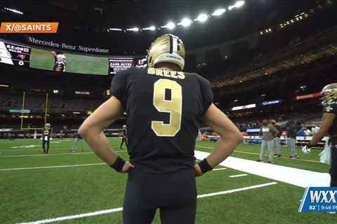 Drew Brees inducted to the New Orleans Saints Hall of Fame