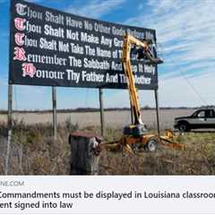 Louisiana and the Ten Commandments