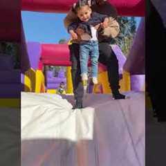 Father And Child Slide Mishap