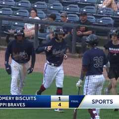 M-Braves win first home game since June 2nd due to field conditions