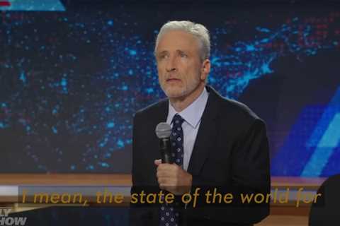 Watch Jon Stewart respond to frustrated young voter in ‘Daily Show’ BTS