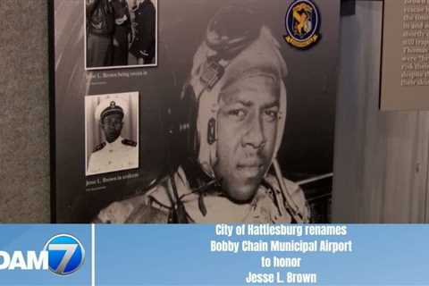 City of Hattiesburg renames Bobby Chain Municipal Airport to honor Jesse L. Brown