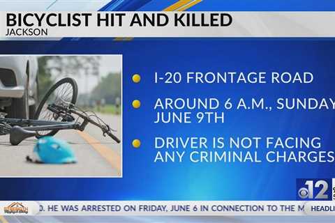 Bicyclist hit, killed on I-20 Frontage Road in Jackson