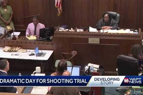 Dramatic day for shooting trial