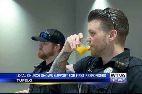 First responders treated to breakfast by Tupelo church