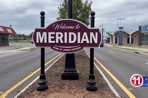 New signage up in Downtown Meridian