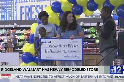 Ridgeland Walmart celebrates remodel of store