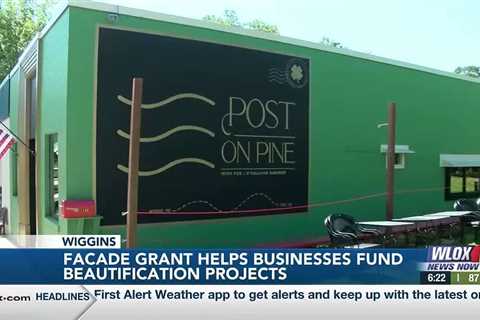 Facade grant helps Wiggins businesses fund beautification projects