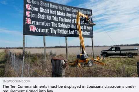 Louisiana and the Ten Commandments