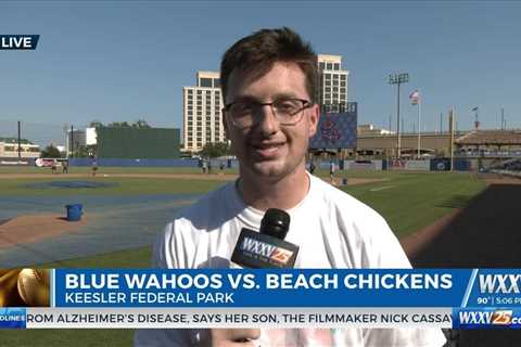 WXXV Sports Director Jevan McCoskey previews Biloxi Beach Chickens vs. Blue Wahoos