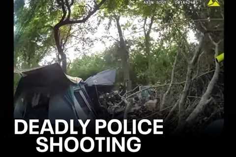 Police release video of deadly shooting at Far North Dallas encampment