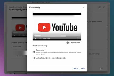 YouTube upgrades its ‘erase song’ tool to remove copyrighted music only