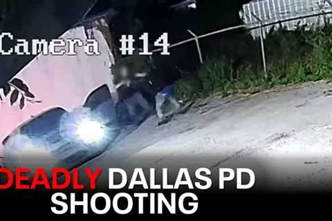 Dallas police release video of officer shooting armed robbery suspect