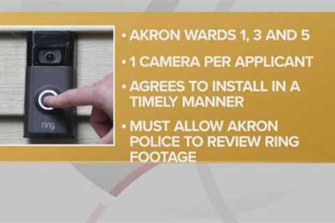 Free Ring doorbell cameras being given to Akron residents: How to apply to get one