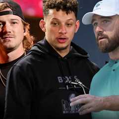 Cops Arrest Man at Morgan Wallen Live performance Who Threatened to Shoot Kelce, Mahomes