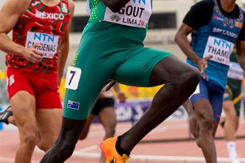 Teenage sprint sensation Gout Gout claims U20 World Championships 200m silver with thrilling run