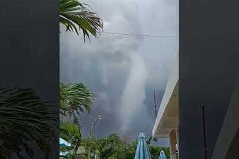 Incredible Waterspout Tornado Seen In The Sky