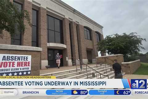 Absentee voting underway in Mississippi ahead of 2024 General Election