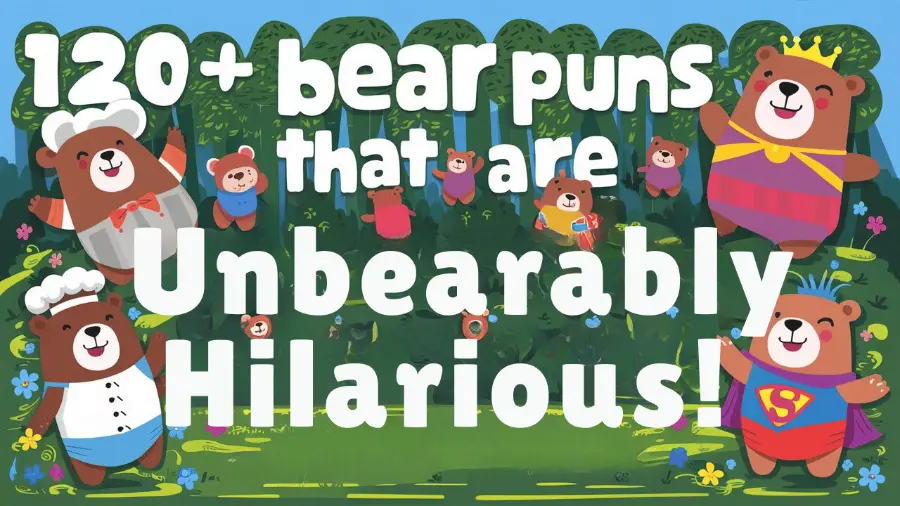 120+ Bear Puns That Are Unbearably Hilarious! - Crack Up Puns