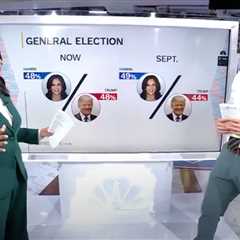 Donald Trump Erases 5-Point Deficit, Pulls Even with Kamala Harris in New NBC Poll (Video) | The..