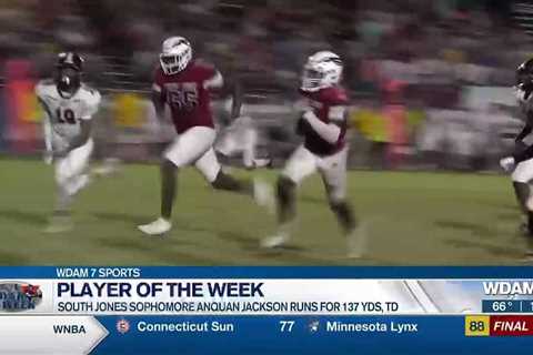 Player of the Week: South Jones RB Anquan Jackson