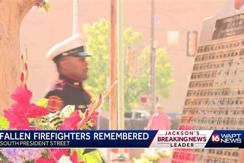 Jackson Fire Department honors fallen officers with annual service