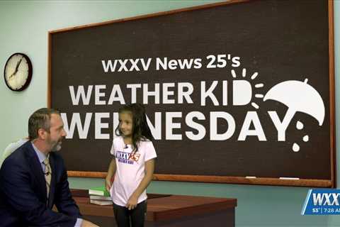 10/16 The First WXXV Weather Kid Wednesday