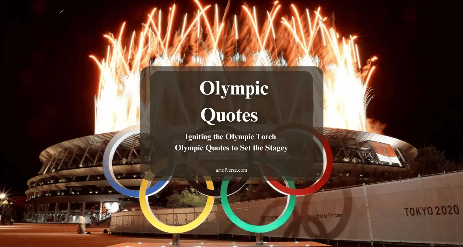 Inspiring Olympic Quotes: Triumph, Perseverance & Glory - Art Of Verse