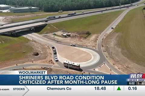 Construction crews left Shriners Boulevard in ‘rough shape’, drivers say