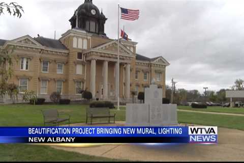 New Albany is getting some new features added to its downtown area