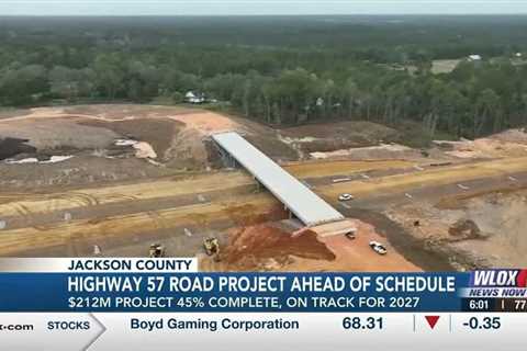 Highway 57 road project ahead of schedule, engineer says