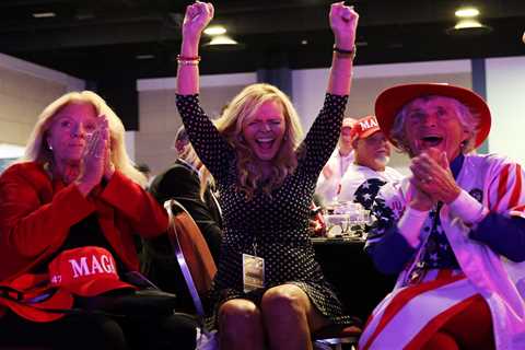 Donald Trump's Fans Rejoice at Palm Beach Victory Party