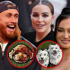 49ers WAGs Olivia Culpo and Kristin Juszczyk’s Custom Pet Rugs